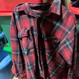 Large vintage flannel